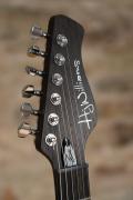 Evo blue burst headstock